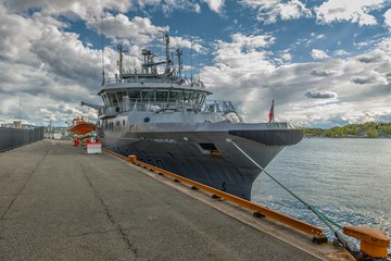 Battleship in Norway