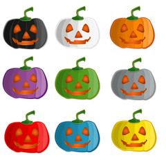 Pumpkin Halloween Illustrator Vector