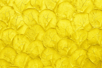 Yellow wall texture or background
