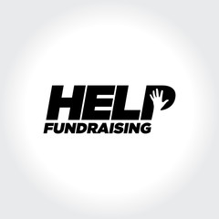 Helping People. Charity and Fundraising illustration Concept