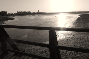 sunset in beach