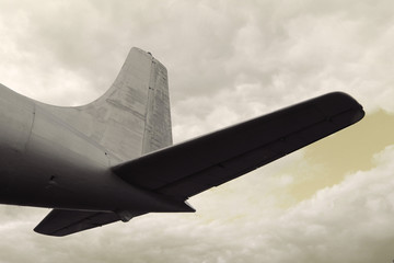 retro airplane photo