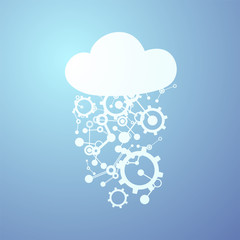 tech cloud symbol
