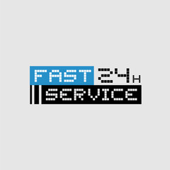 Obraz premium fast service icon