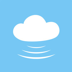 Fototapeta premium web cloud icon