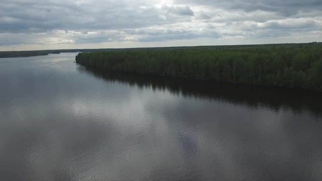 Svir river, Karelia, north of Russia