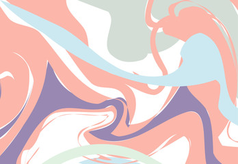 Abstract painting template background vector illustration