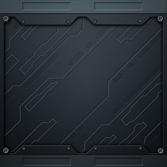 scifi wall. metal wall. metal background. © Metallic Citizen