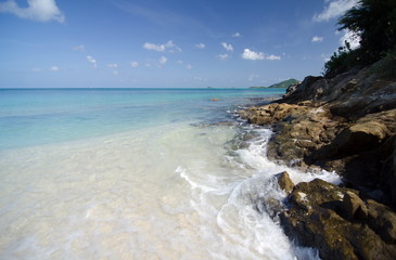 Beautiful  rocks, sands and waters of Cocobay beach - 2