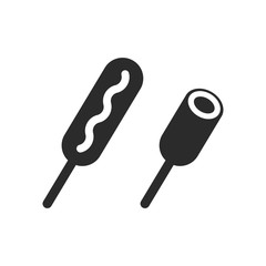 Corn dog icon