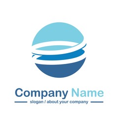 circle vector business logo