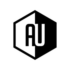 INITIAL hexsagonal HALF LOGO