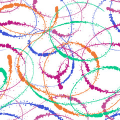 Fototapeta premium Abstract grunge lines pattern.