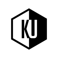 INITIAL hexsagonal HALF LOGO