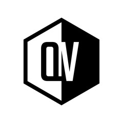 INITIAL hexsagonal HALF LOGO