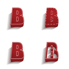 ikona 3D z obrysem zestaw © vempireart