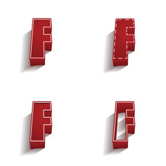 ikona 3D z obrysem zestaw © vempireart