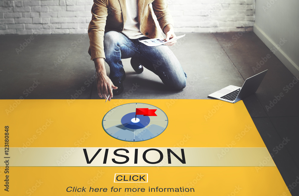 Poster vision value mean objective philisophy target concept