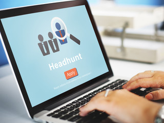 Headhunt Headhunting Hiring Human Resources Concept