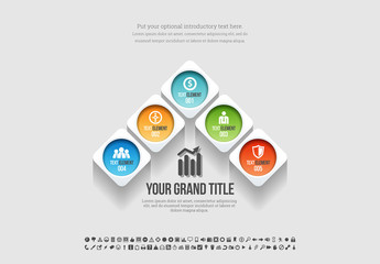 Arrow Shape Infographic