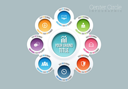 Center Circle Infographic