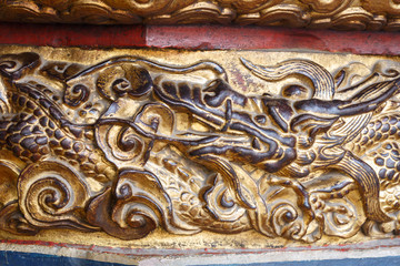 Exquisite stone carvings, lotus, moire,