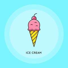 Ice cream cone icon