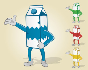 Milk Carton Presenting Things Above