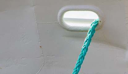 Obraz premium Bow of a vessel from sideway