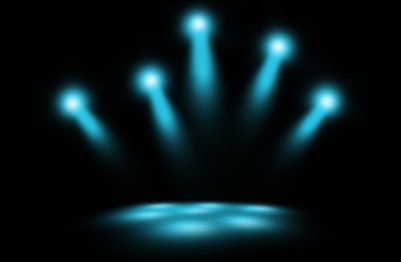 Spotlight stage show entertainment background.