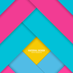 Obraz premium Vector material design background. Abstract creative concept layout template. For web and mobile app, paper art illustration design. style blank, poster, booklet. Motion wallpaper element. Flat ui.
