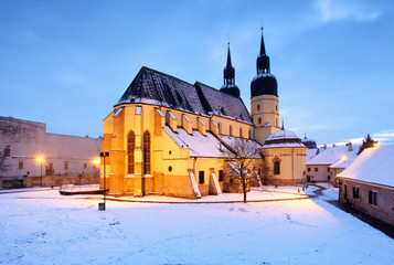 Trnava church, Slovakia - Saint Nicolas at winter