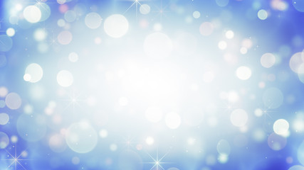 Circle bokeh lights holiday background