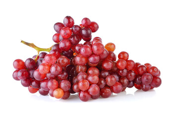 grapes isolated on over white background