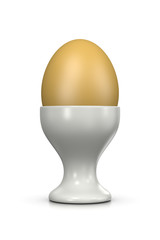 White Egg Cup