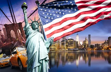 Foto op Plexiglas New York New york city symbolen