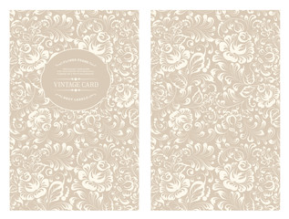 Design for you personal cover with rose flowers. Floral theme for book cover. Flower texture illustration in style of engraving. Ornate of floral seamless pattern in Gzhel style. Vector illustration