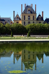 Fototapeta na wymiar Chateau de Fontainebleau - Palace of Fontainebleau - France
