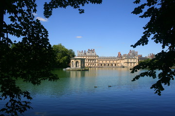 Fototapeta na wymiar Palace of Fontainebleau - Chateau de Fontainebleau - France