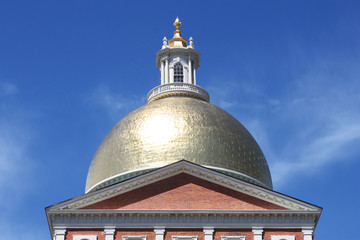 Massachusetts state house in Boston, United States of America