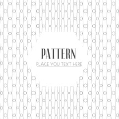 Vector seamless pattern, geometric background Black and white