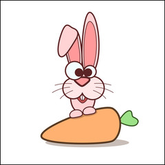 Cartoon Funny Rabbit