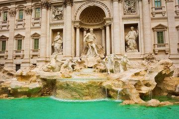 Fototapeta na wymiar Fountain De Trevi