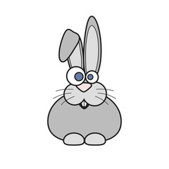 Illustration of Funny Rabbit