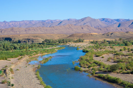 Draa River In Morocco