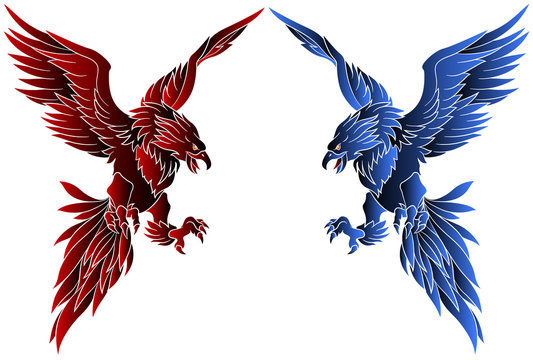 不死鳥デザインイラスト