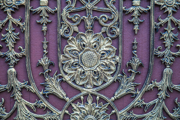 Vintage purple background; violet antique style decorative.