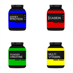 Sport nutrition vector