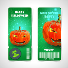ticket halloween party.Happy Halloween