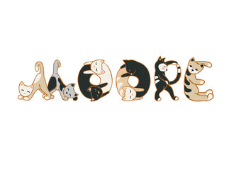  Word MOORE of cats